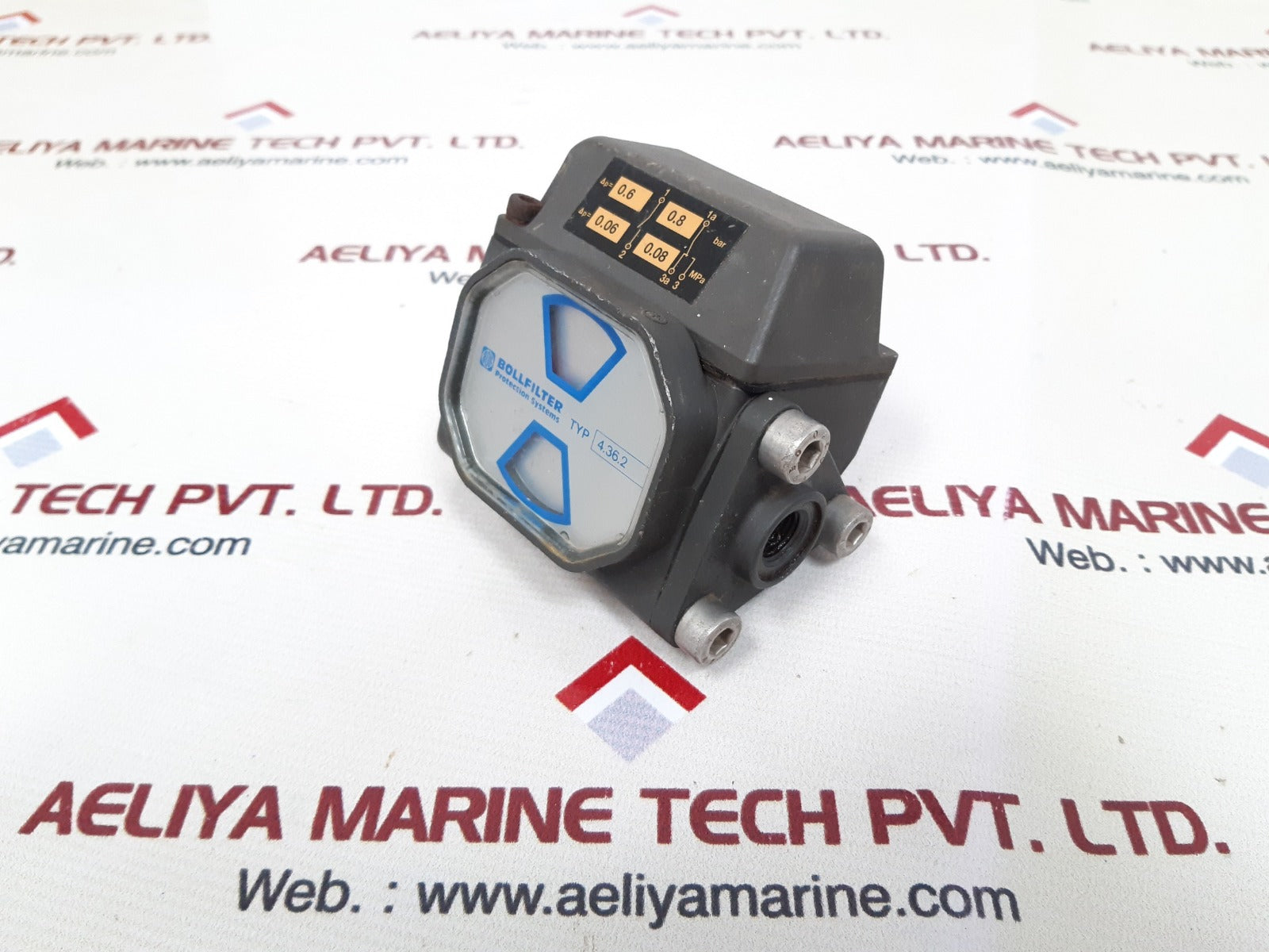 Bollfilter 4.36.2 diffrential pressure indicator 