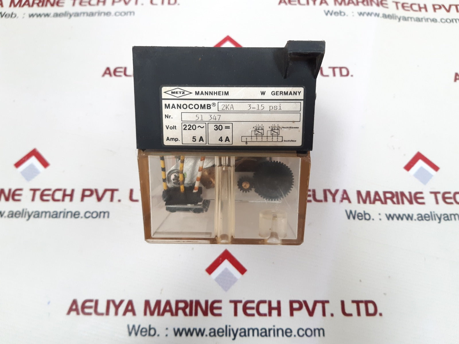 Metz manocomb 2ka 3-15 psi pressure switch 