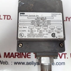 Barksdale ml1h-h354s temperature switch