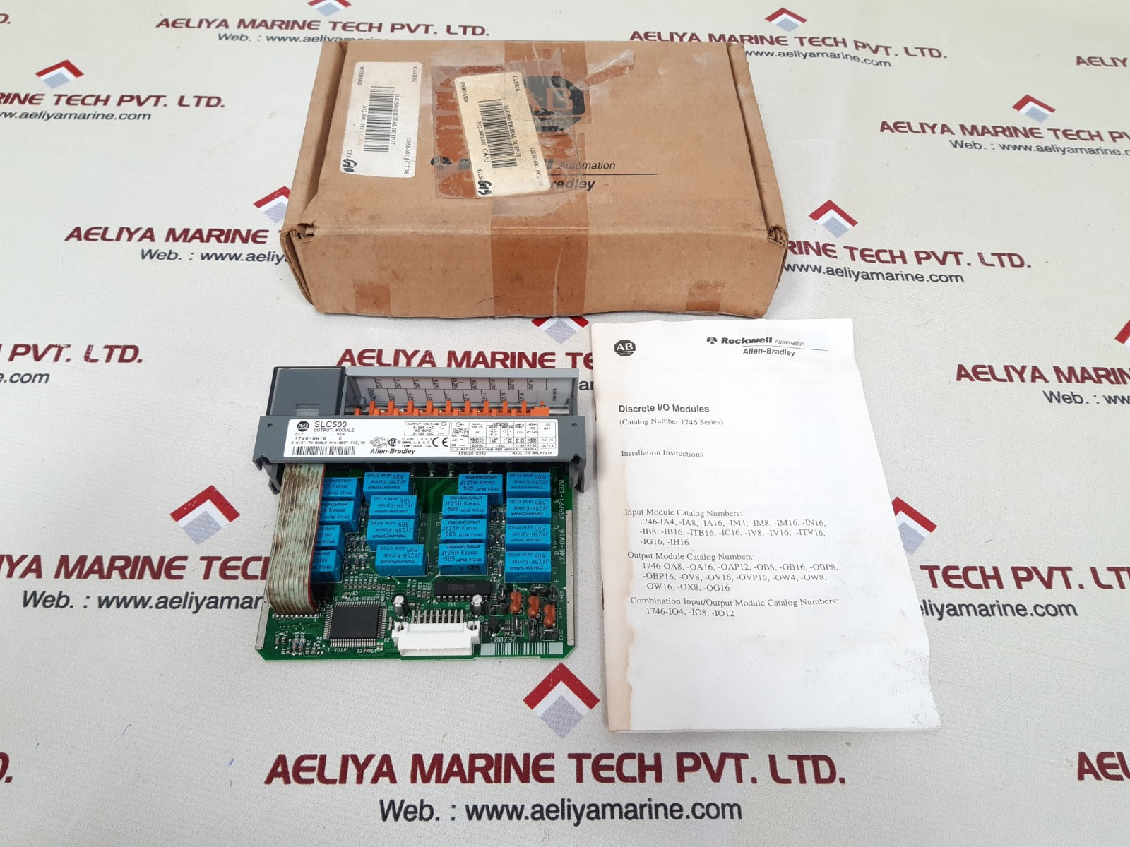 Allen-bradley slc500 1746-ow16 output module