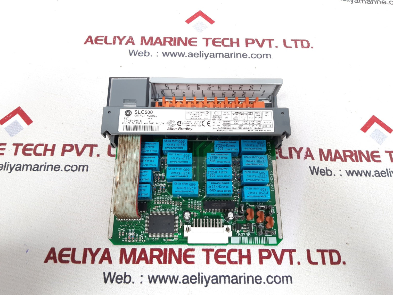 Allen-bradley slc500 1746-ow16 output module