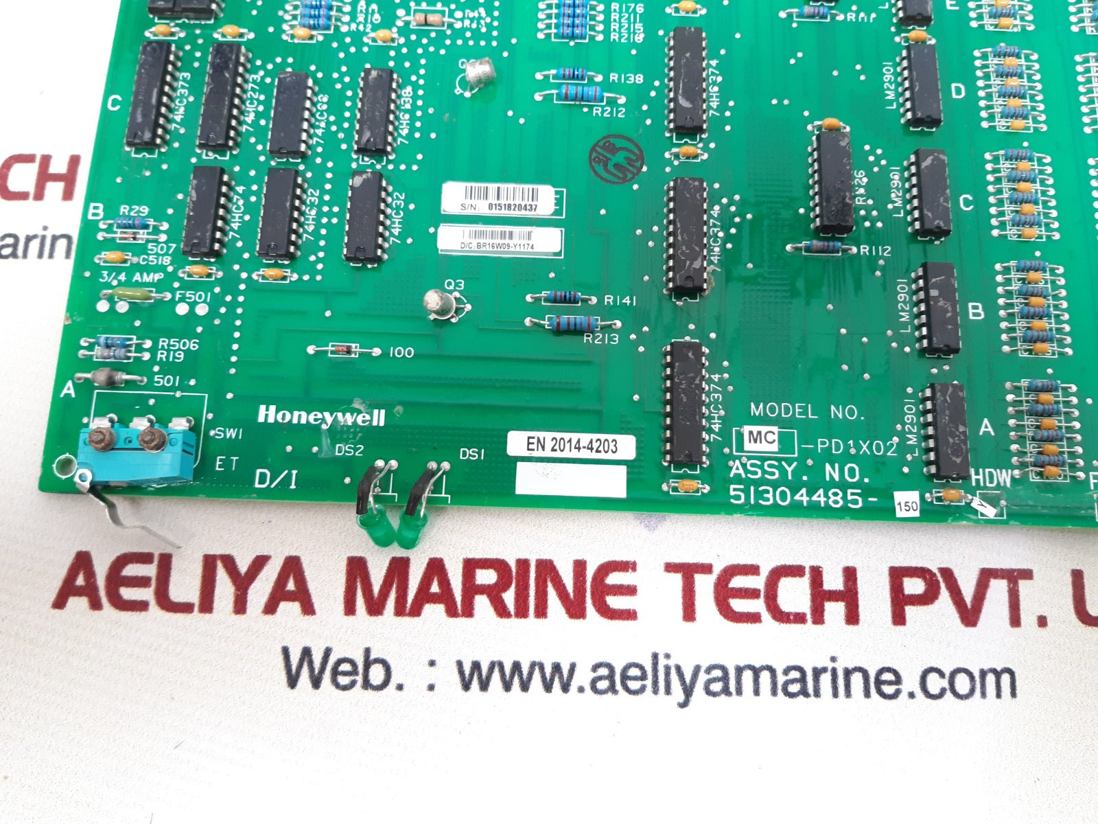 Honeywell mc-pd1x02 digital input module 51304485-150 