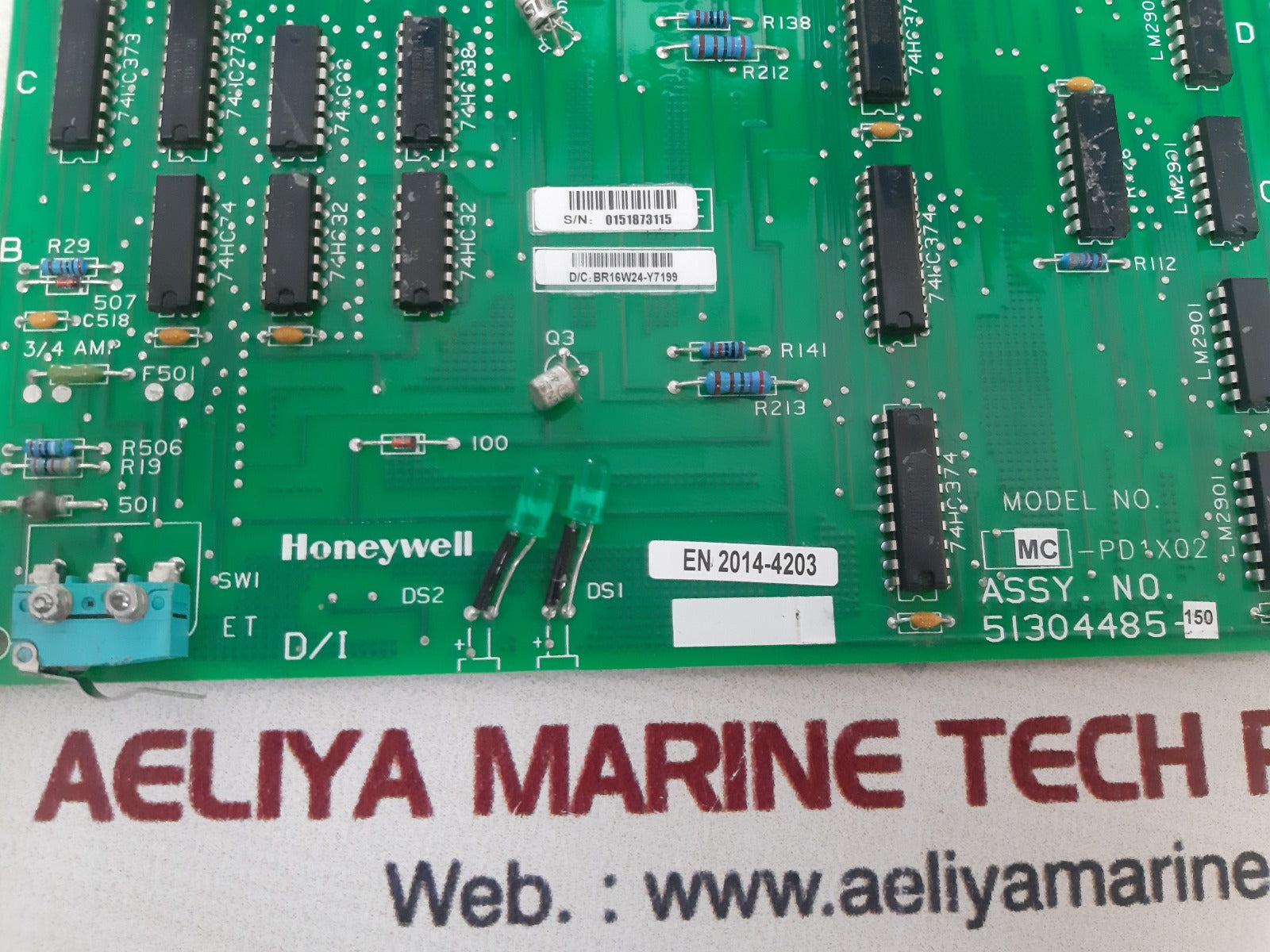 Honeywell 51304485-150 digital input module rev.E