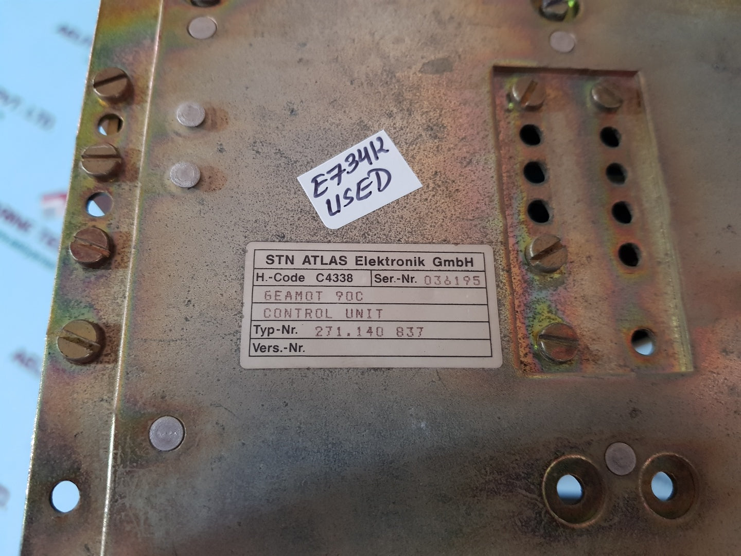 Stn Atlas Geamot 90C 271.140 837 Control Unit