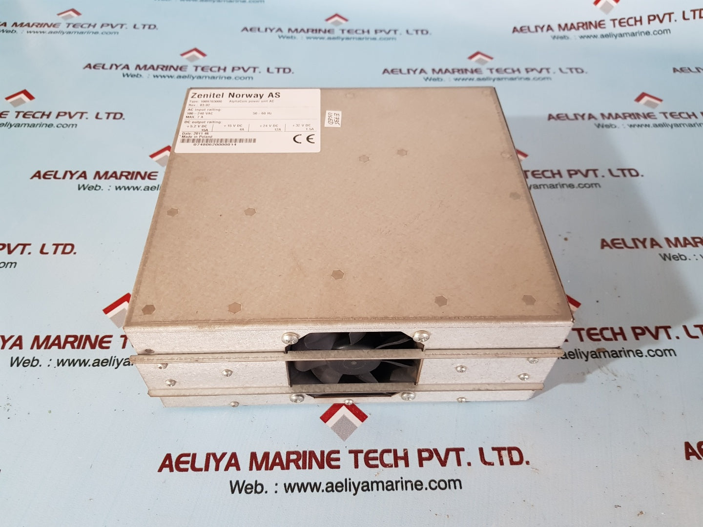 Zenitel norway 1009703000 alphacom power unit ac