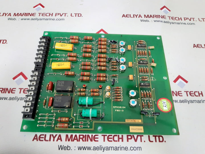 fbd-3 pcb card npn36124 used