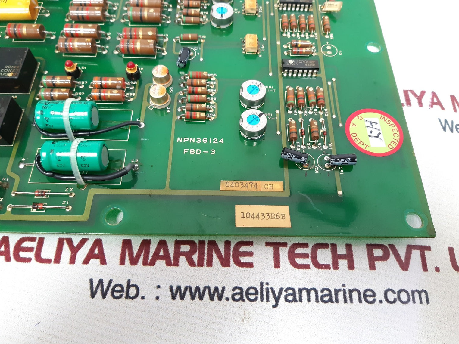 fbd-3 pcb card npn36124 used