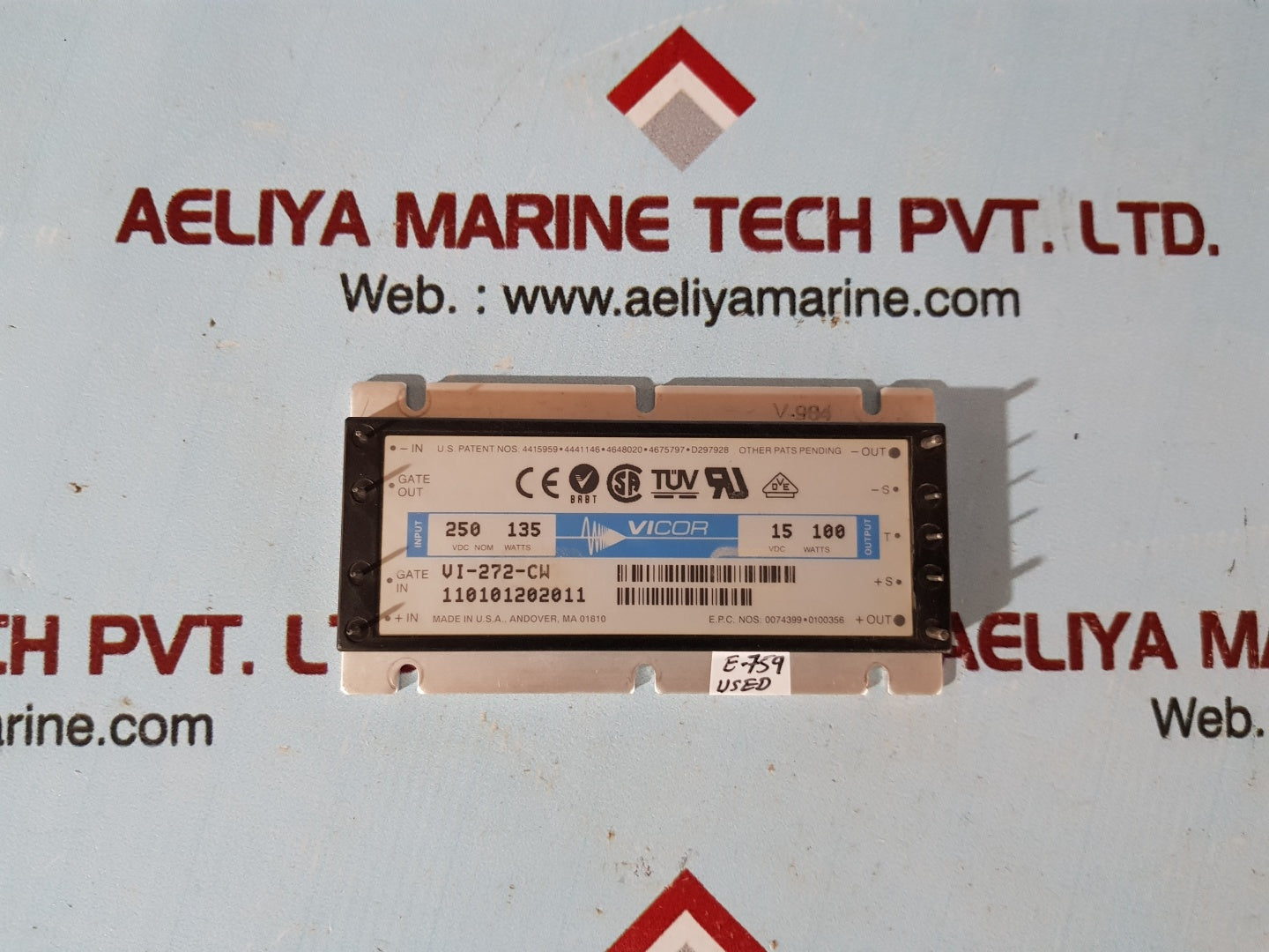 Vicor vi-272-cw 110101202011 module