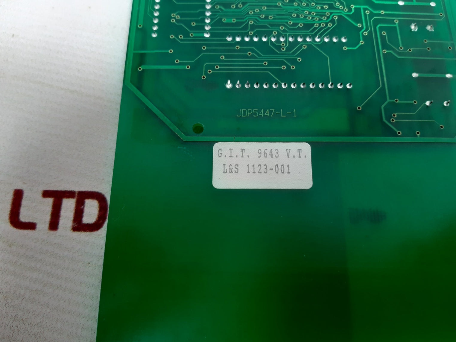 Lanng & stelman pc-hdlc interface card