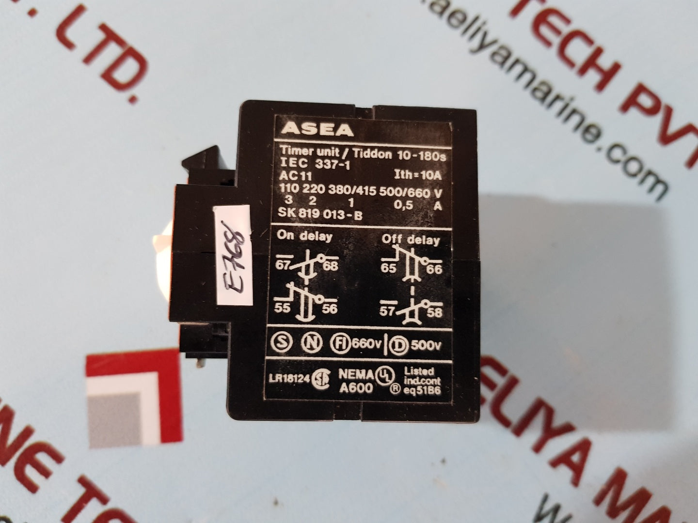 Asea sk 819 013-b timer unit/tiddon 10-180s