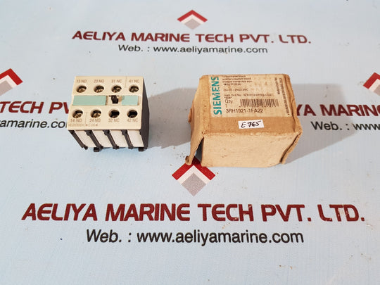 Siemens 3rh1921-1fa22 auxiliary switch block