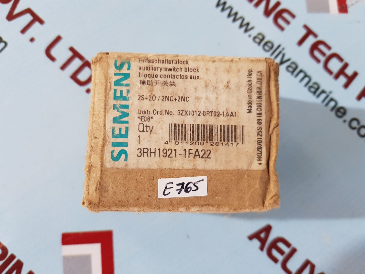 Siemens 3rh1921-1fa22 auxiliary switch block