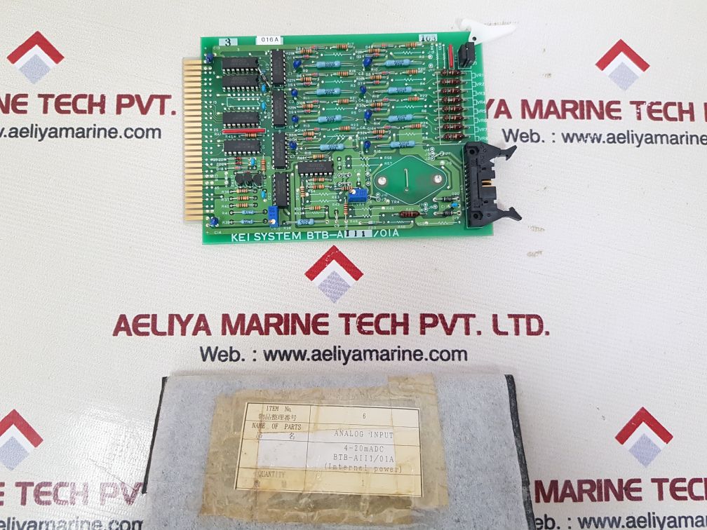 Kei system btb-aii1/01a analog input pc board
