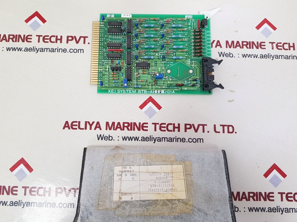 Kei system btb-aii2/01a analog input module pcb card

