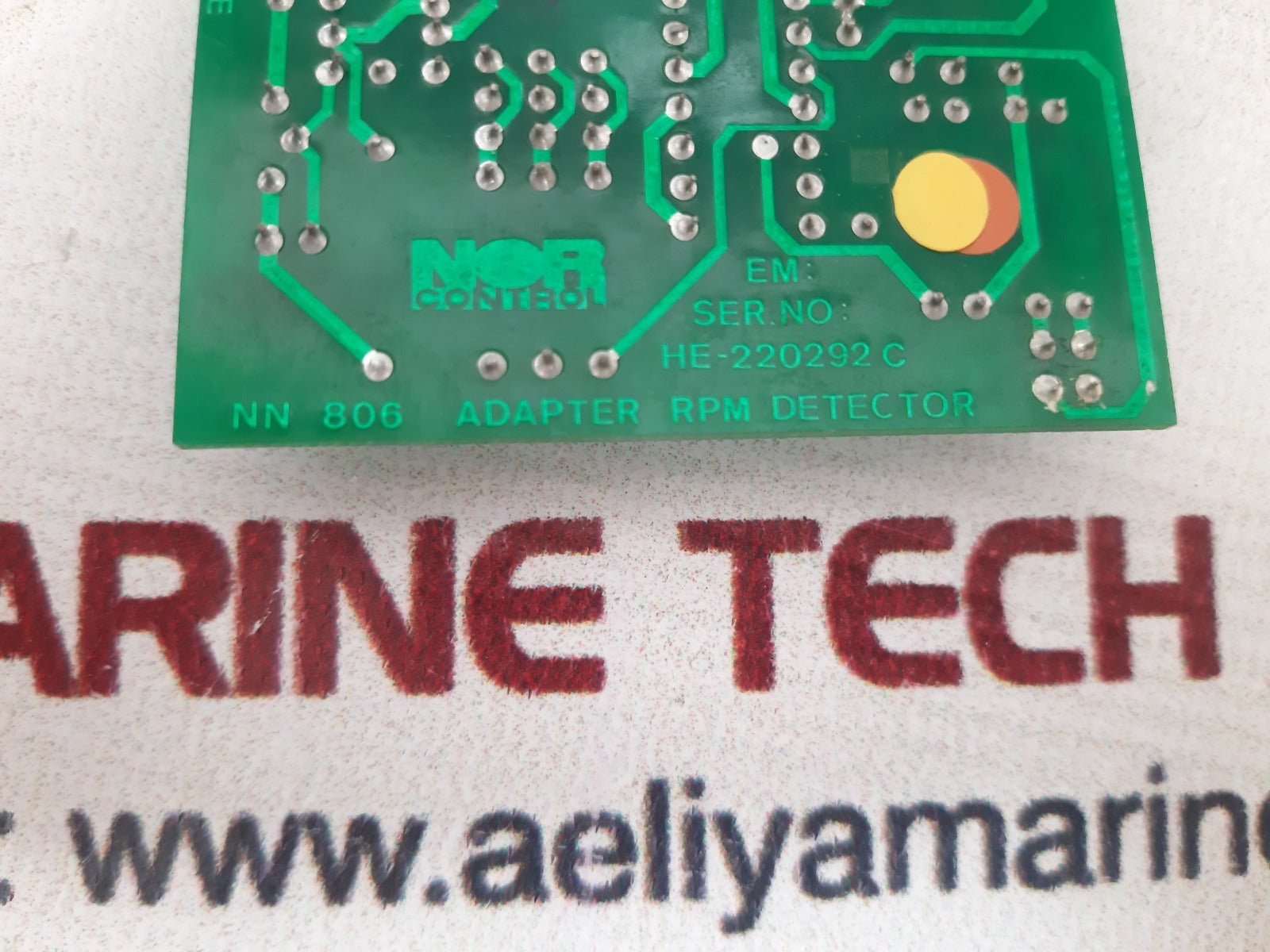 Nor control nn 806 adapter rpm detector he-220292c