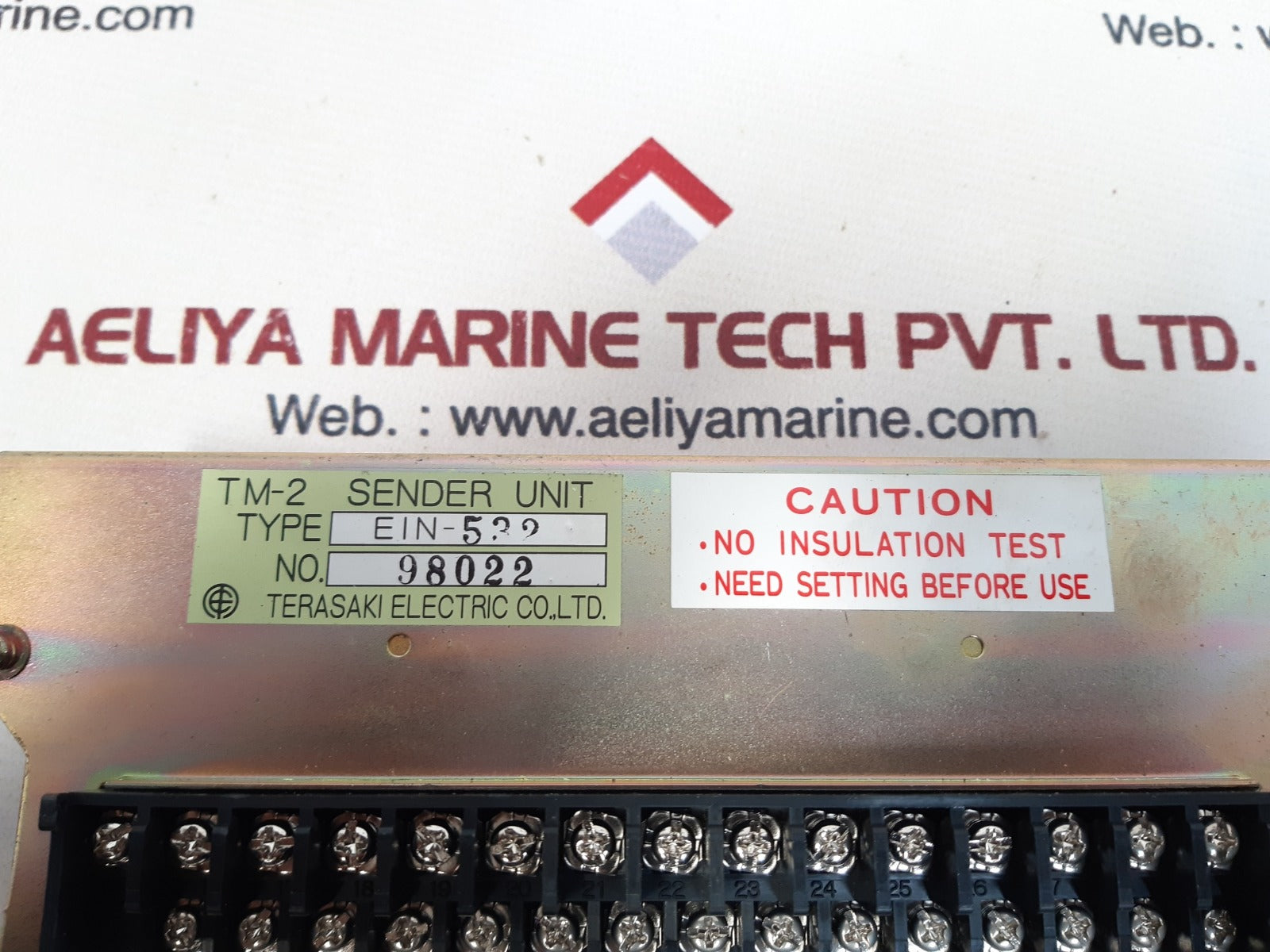 Terasaki electric ein-532 tm-2 sender unit