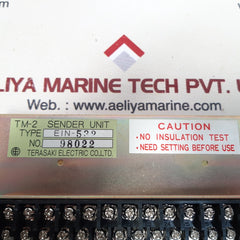Terasaki electric ein-532 tm-2 sender unit