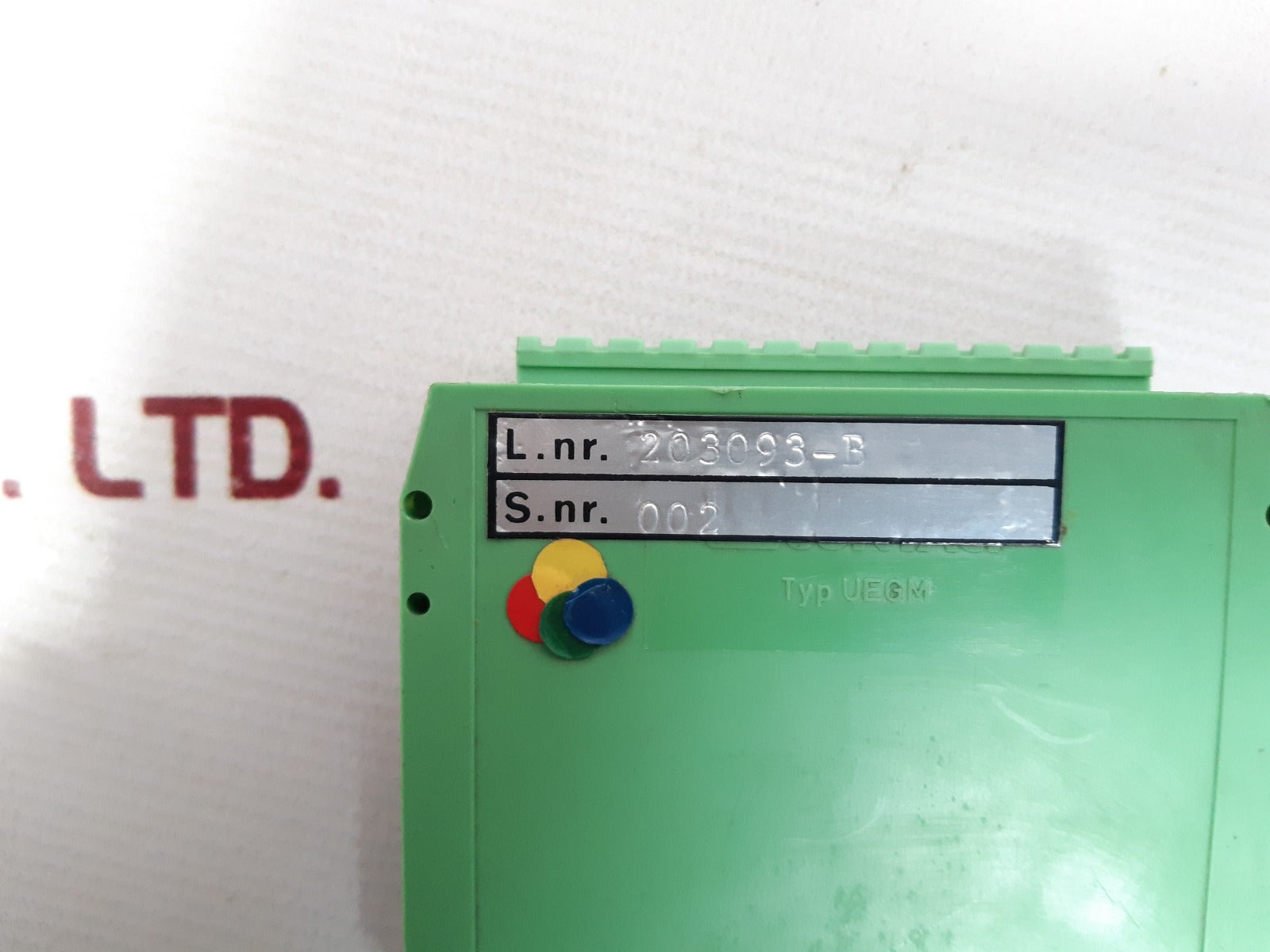 Phoenix contact uegm module 203093-b