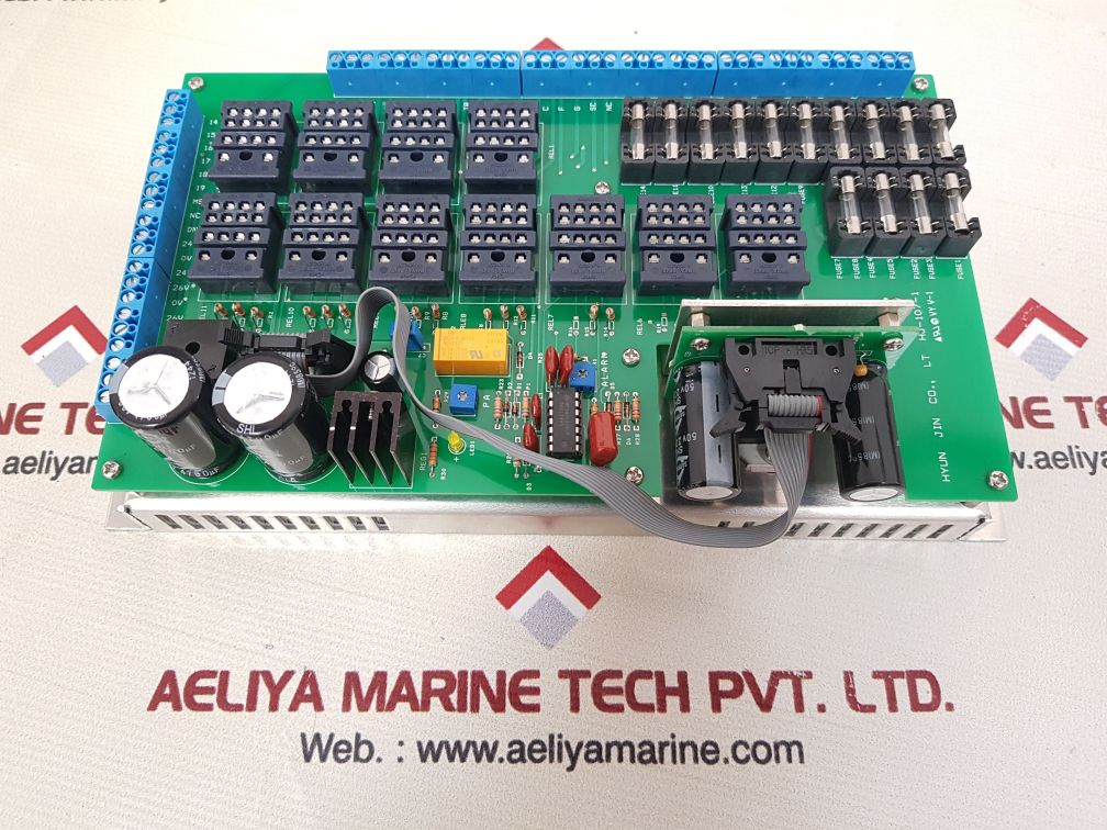 Hyun jin hj-107-1 signal light pcb card new
