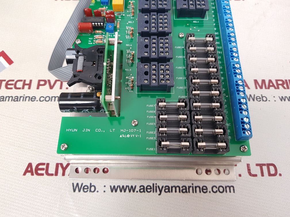 Hyun jin hj-107-1 signal light pcb card new
