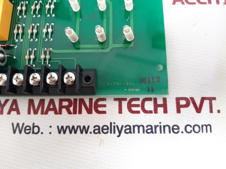 Terasaki ery-211 pcb card k/751/801-001d