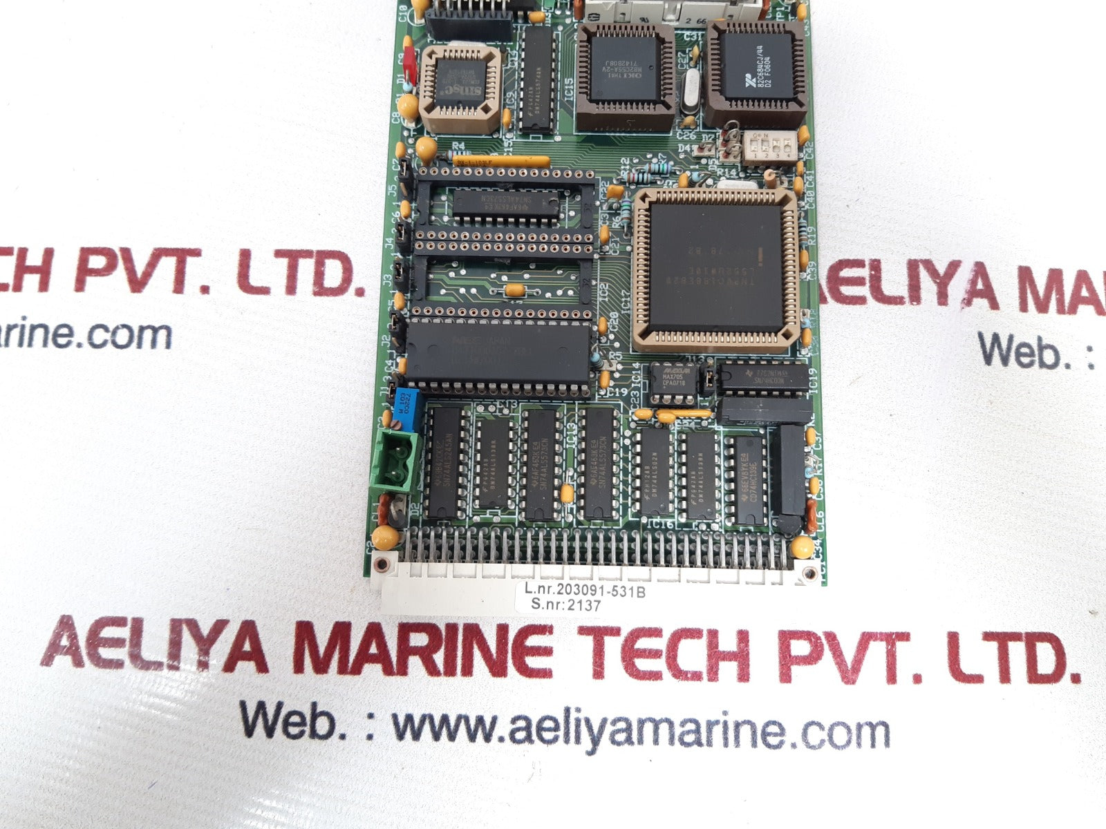 Moland 203091-531b pc board input module cpu-lan used