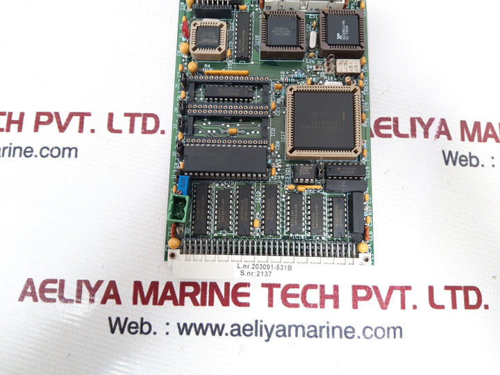 Moland 203091-531b pc board input module cpu-lan used
