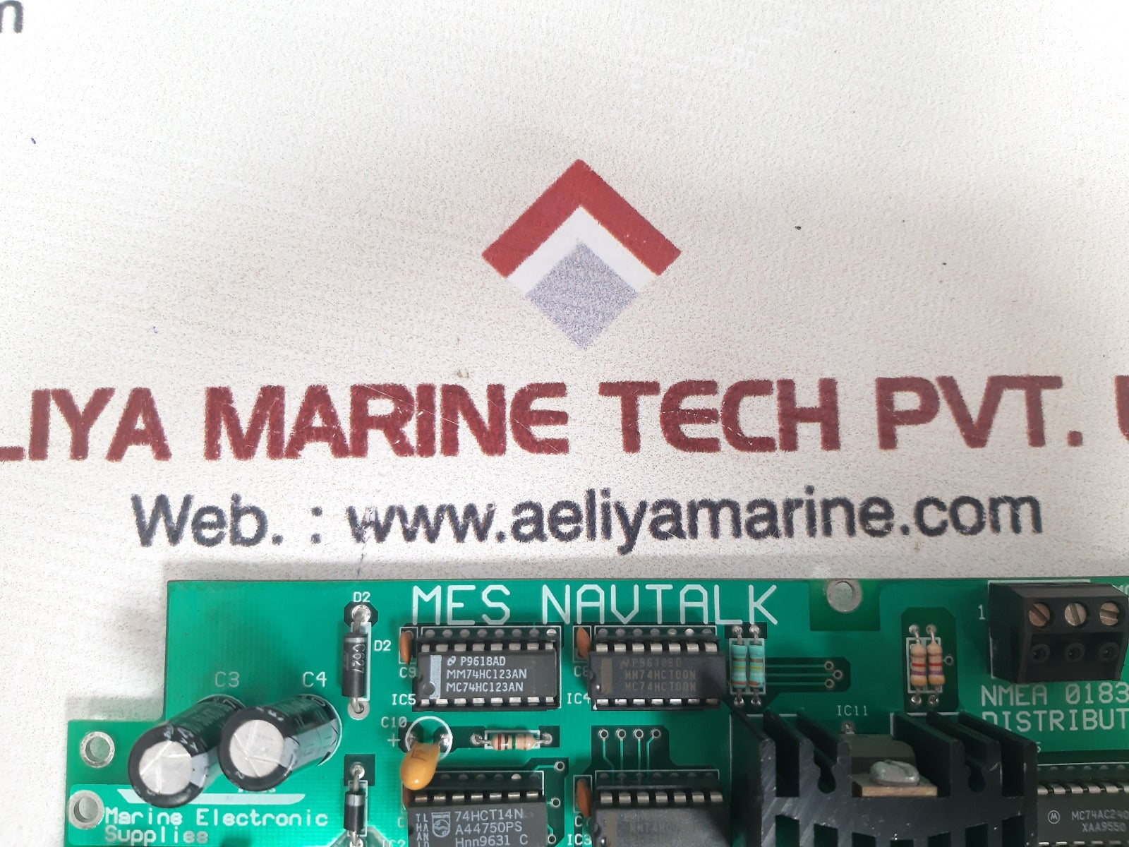 Mes navtalk  nmea 0183 data distribution interface card 