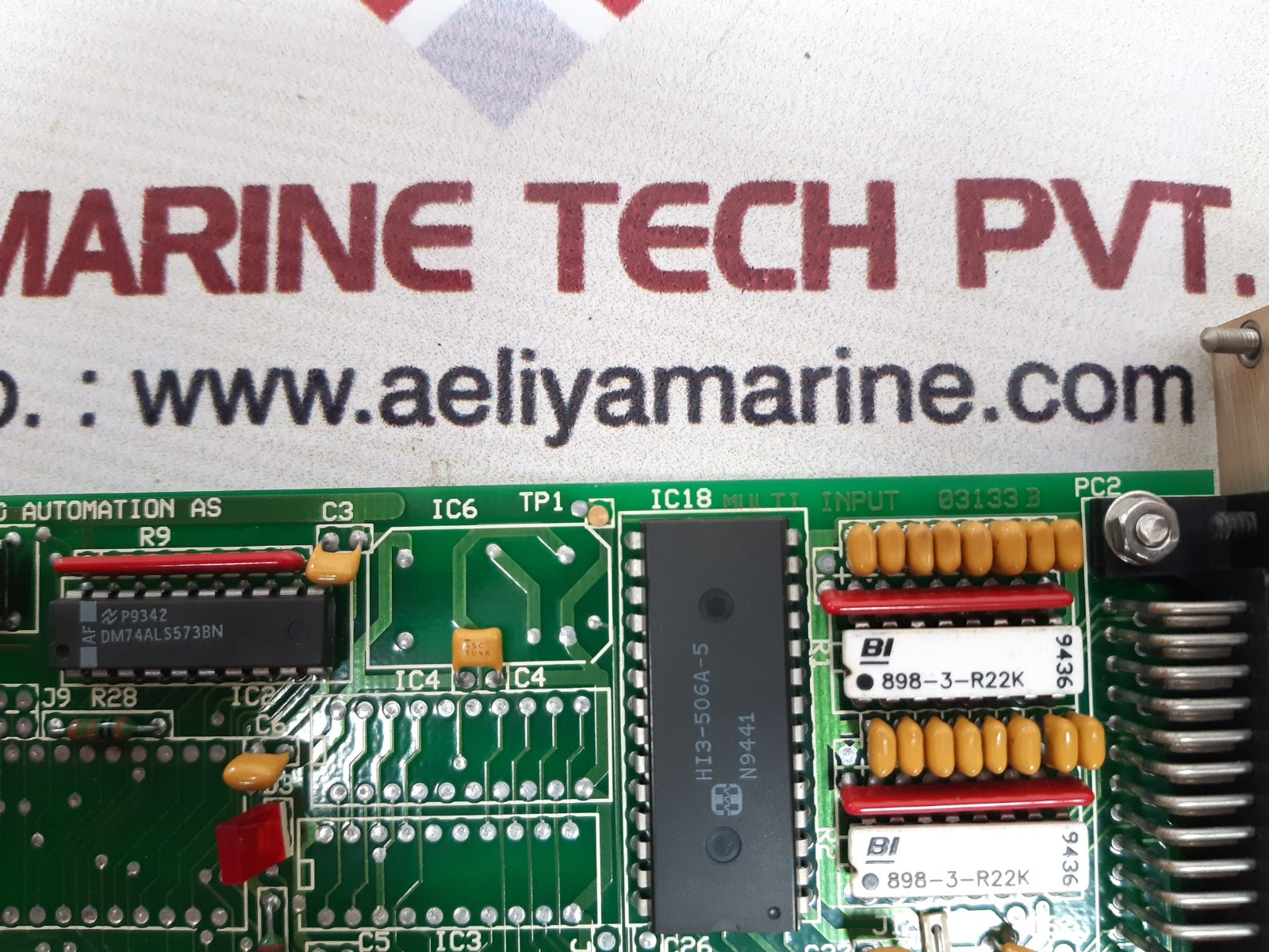 Moland 203133-512b pc board input module 03133 b