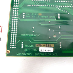Norcontrol na-1e222.1 emt i/o & power card ha332402a/a