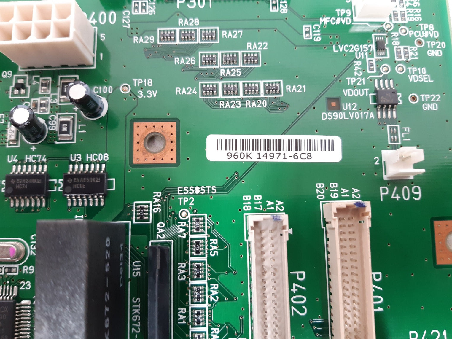 Xerox pwba-mcu-entry pcb card