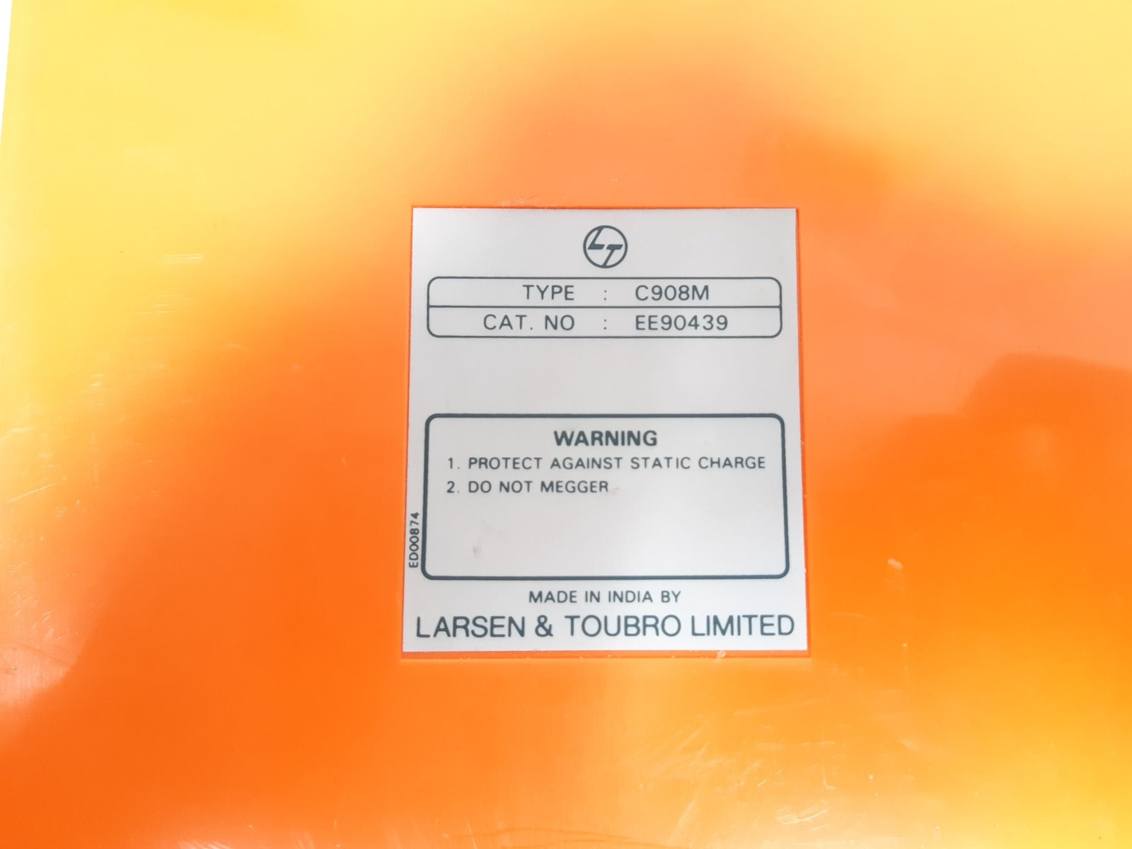 Yaskawa c908m relay module ee90439