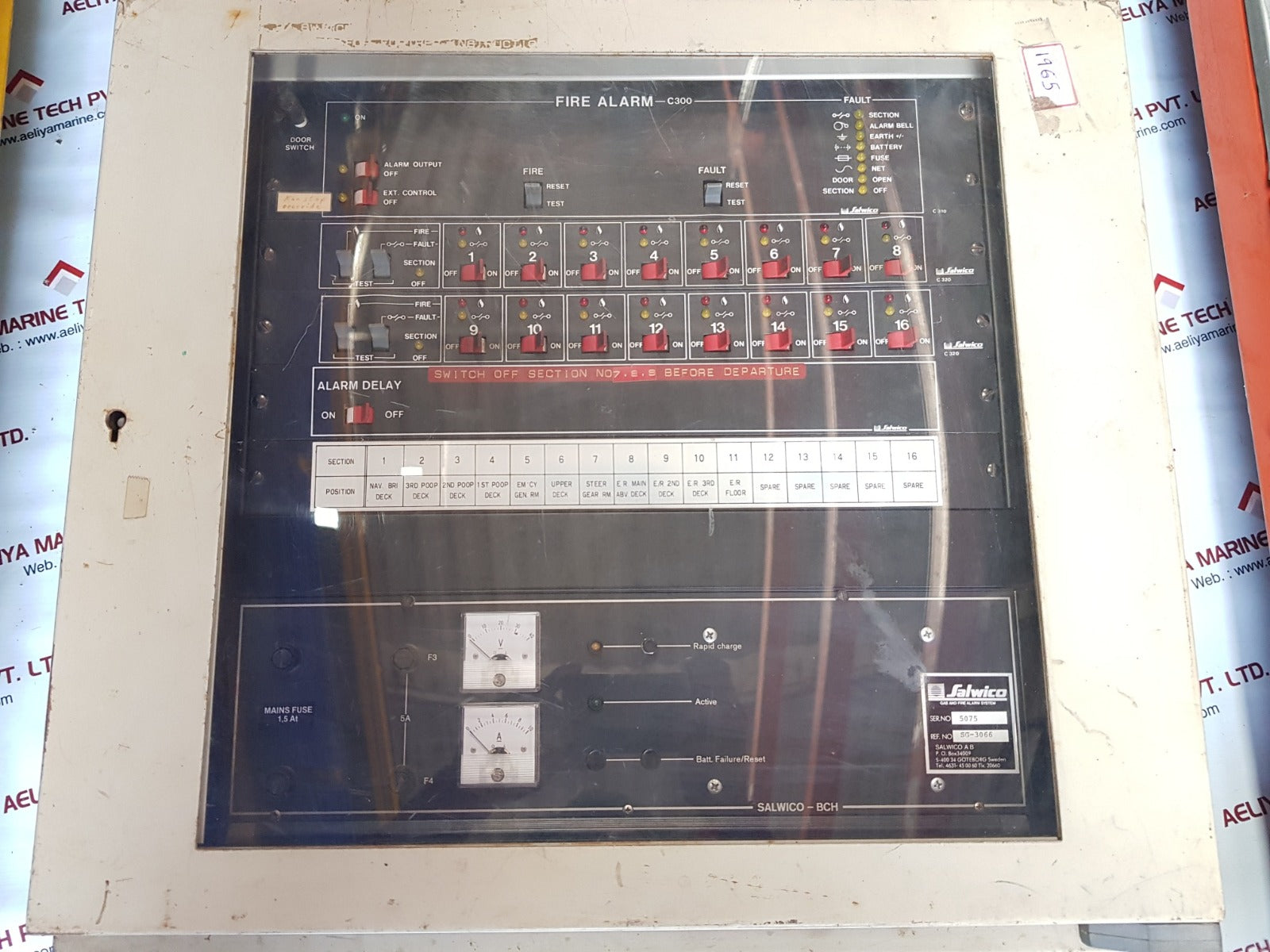 Salwico C300 Gas and Fire Alarm System Panel Fire Alarm C300 BCH SG-3066