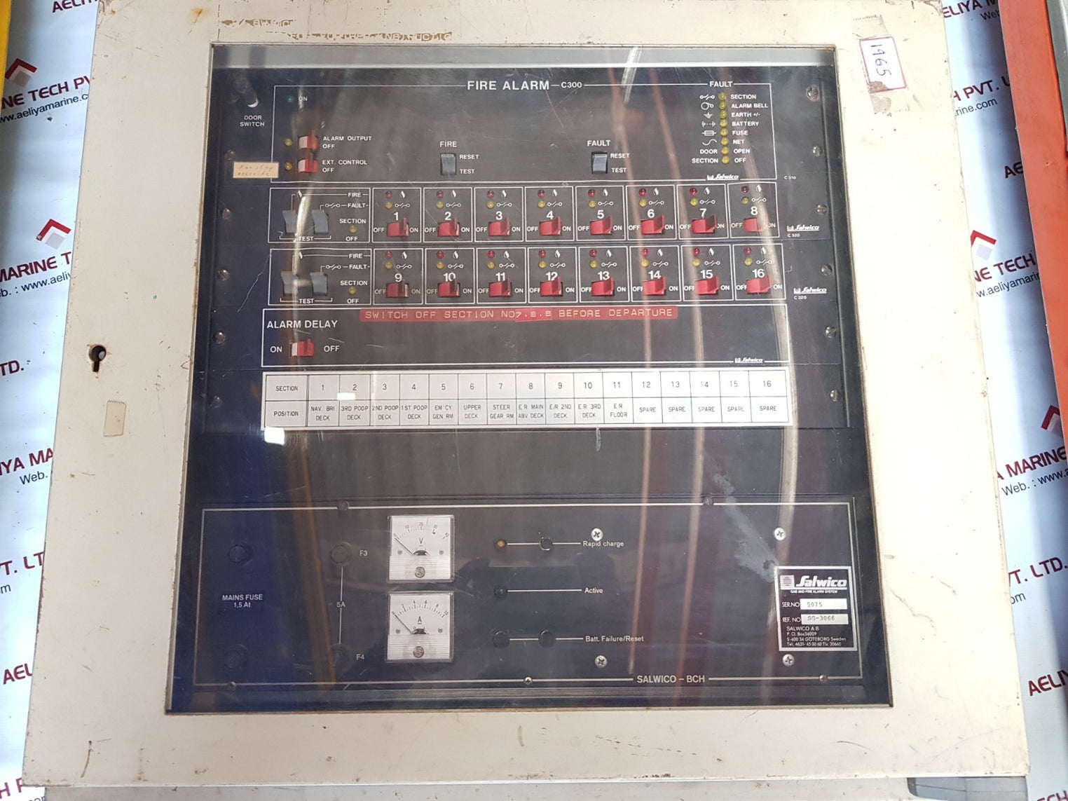 Salwico C300 Gas and Fire Alarm System Panel Fire Alarm C300 BCH SG-3066