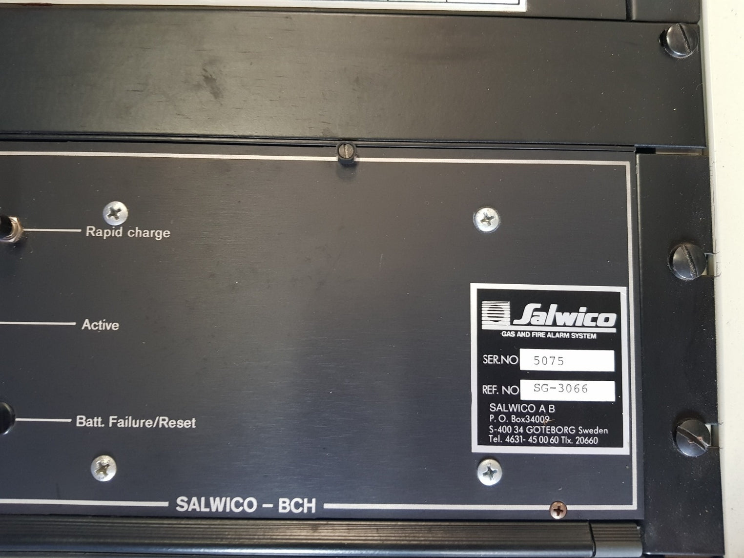 Salwico C300 Gas and Fire Alarm System Panel Fire Alarm C300 BCH SG-3066