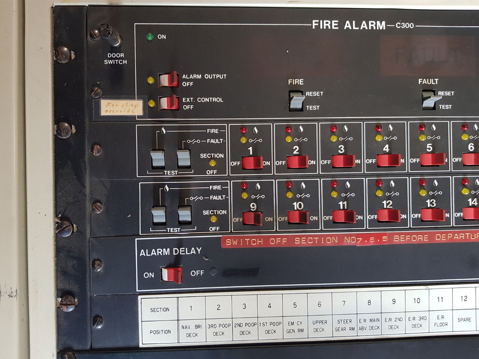 Salwico C300 Gas and Fire Alarm System Panel Fire Alarm C300 BCH SG-3066
