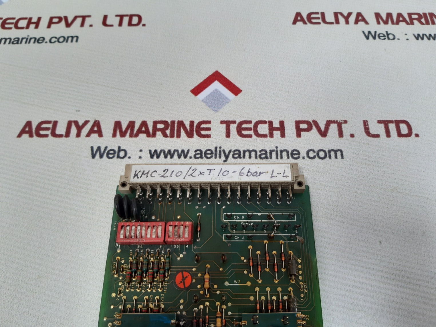 Autronica kmc-210/2xt 10-6bar l-l pcb card 7252-013.0002