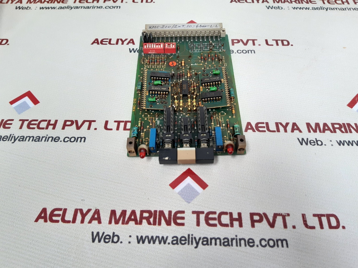 Autronica kmc-210/2xt 10-6bar l-l pcb card 7252-013.0002