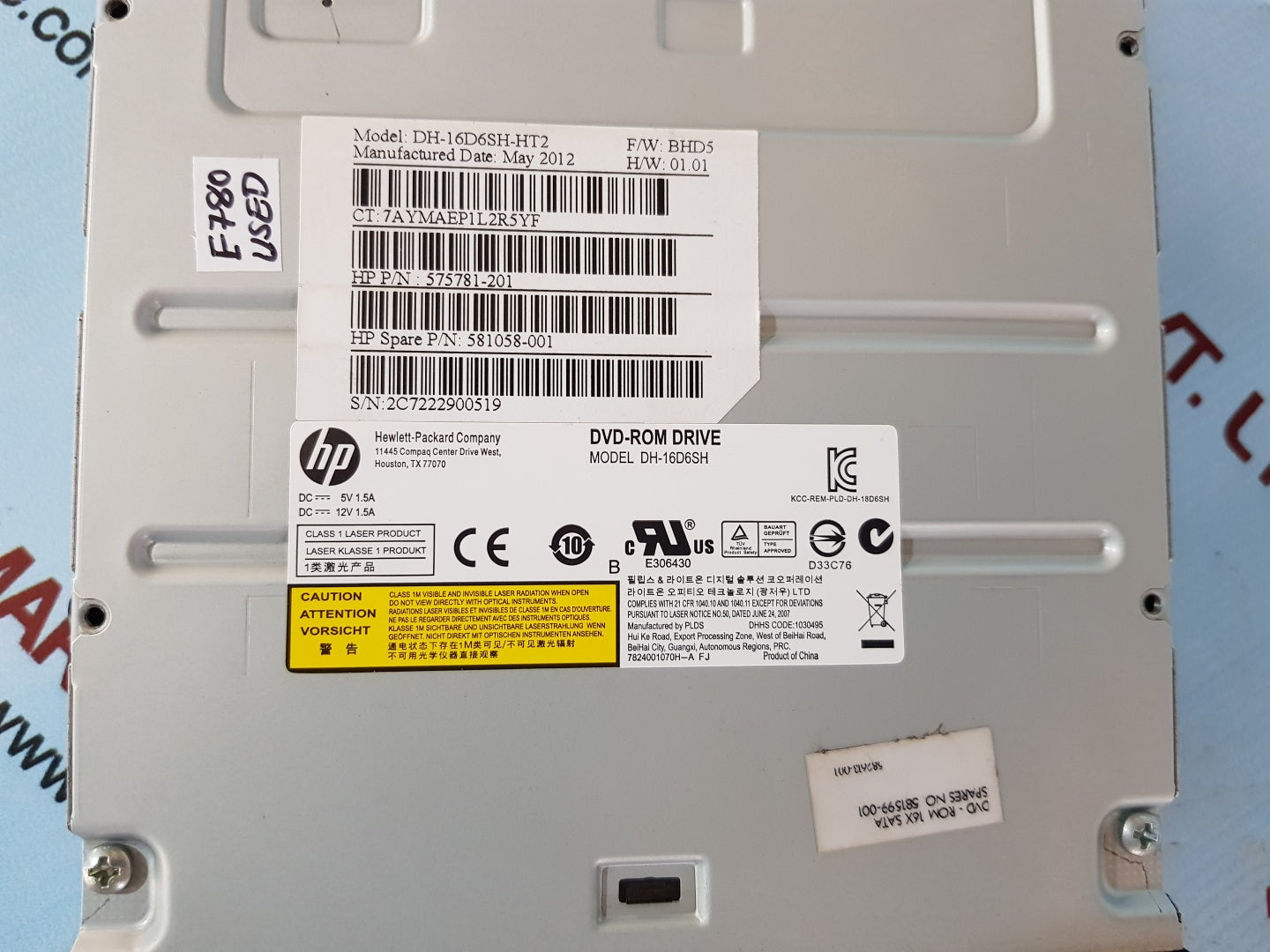 Hp dh-16d6sh-ht2 dvd-rom drive