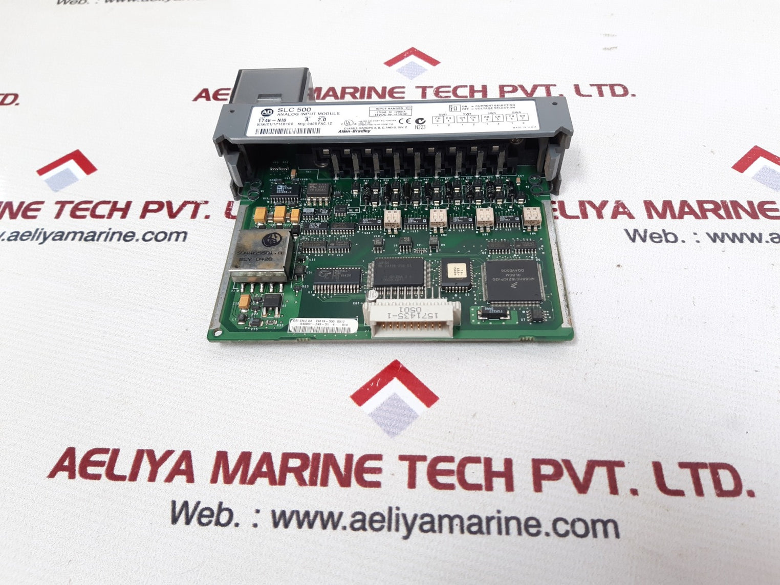 Allen-bradley 1746-ni8 ser.a slc 500 analog output module