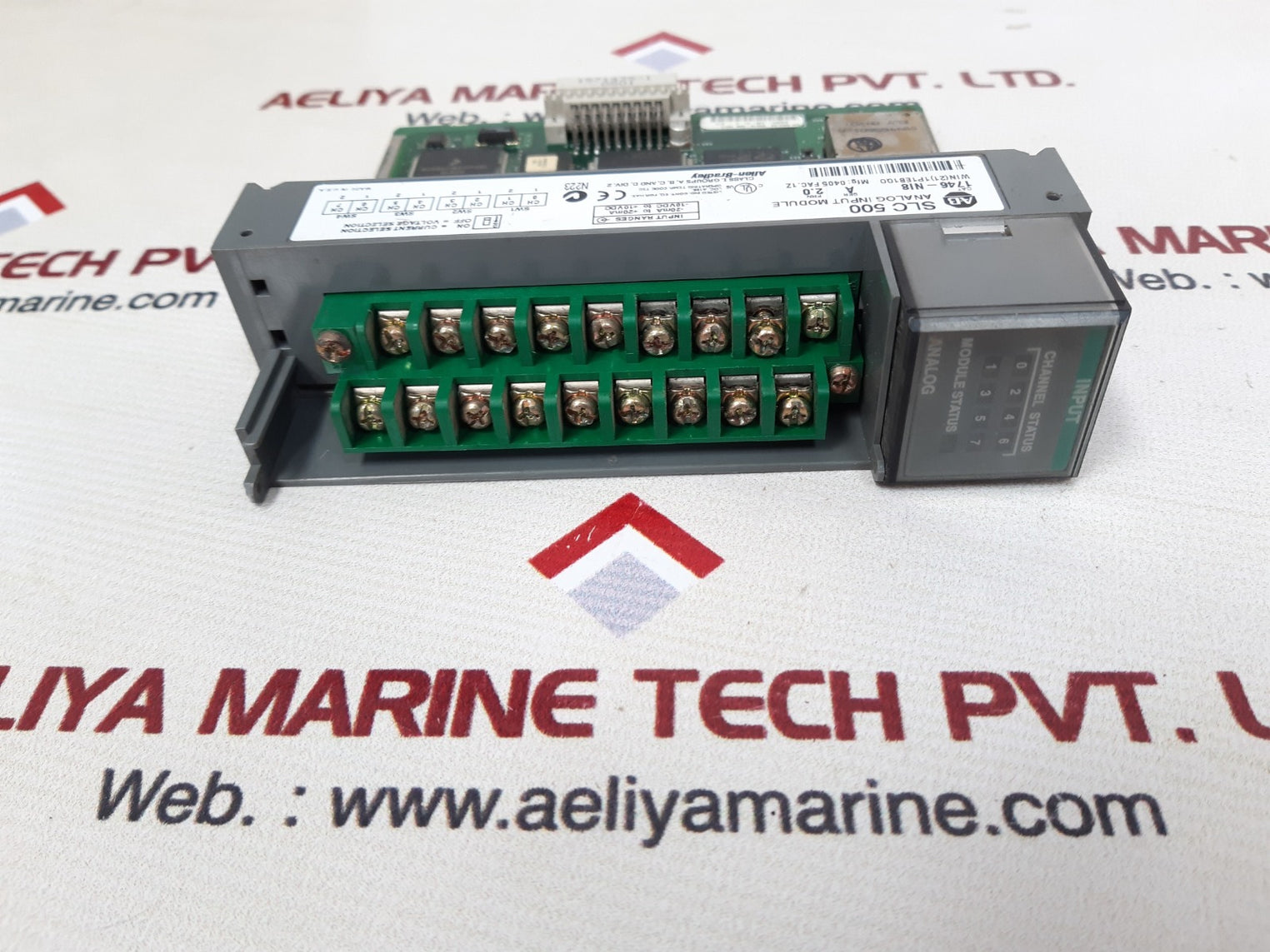 Allen-bradley 1746-ni8 ser.a slc 500 analog output module