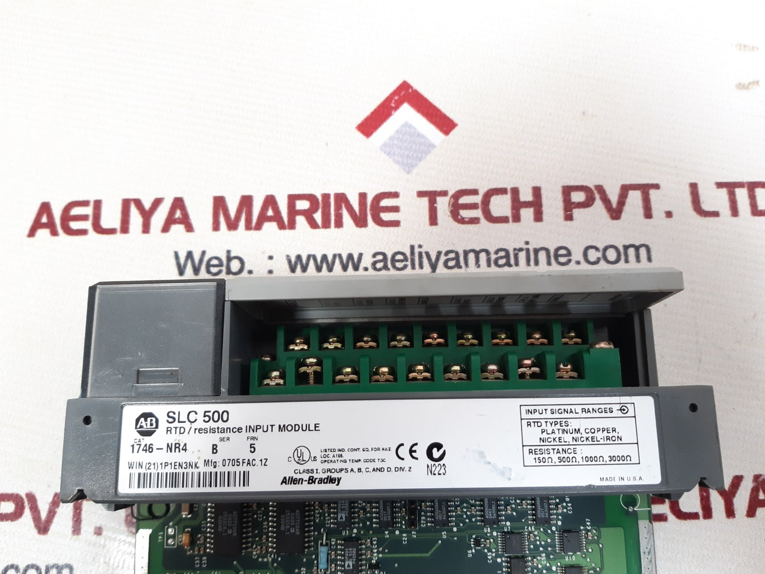 Allen-bradley 1746-nr4 ser.b rtd/resistance input module