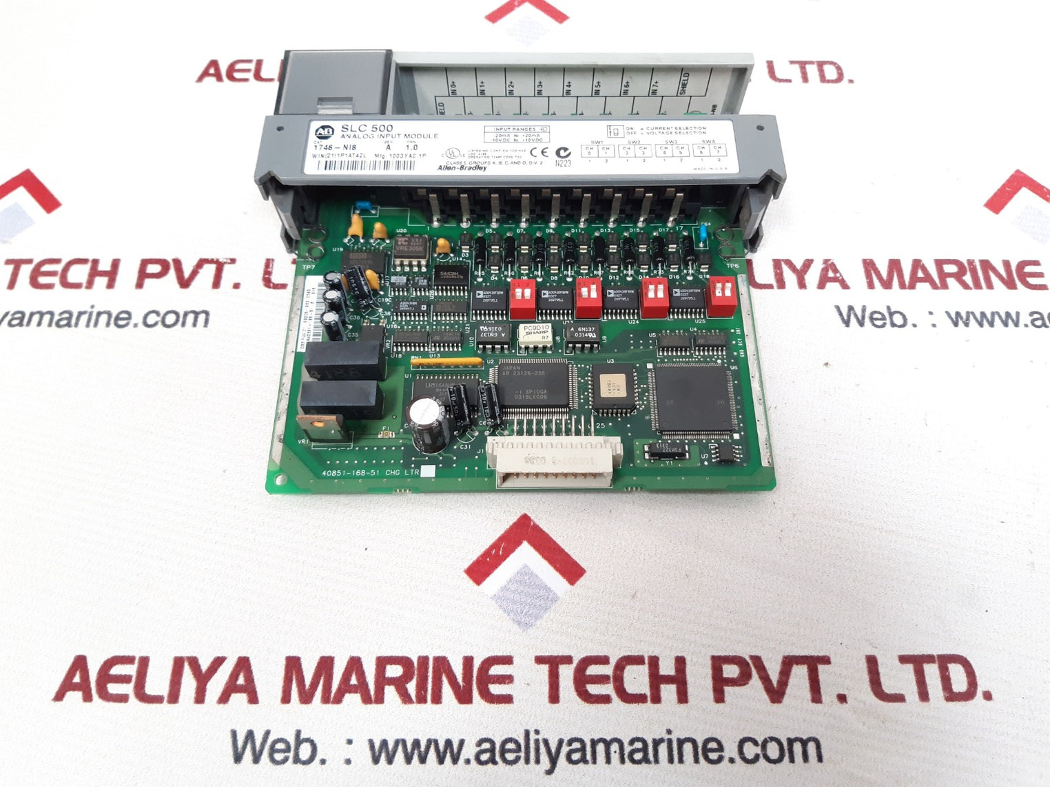 Allen-bradley 1746-ni8 ser a frn 1.0 slc 500 analog input module