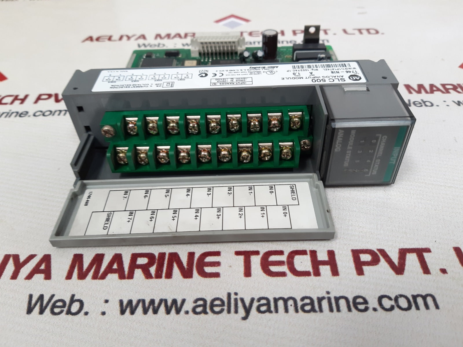 Allen-bradley 1746-ni8 ser a frn 1.0 slc 500 analog input module