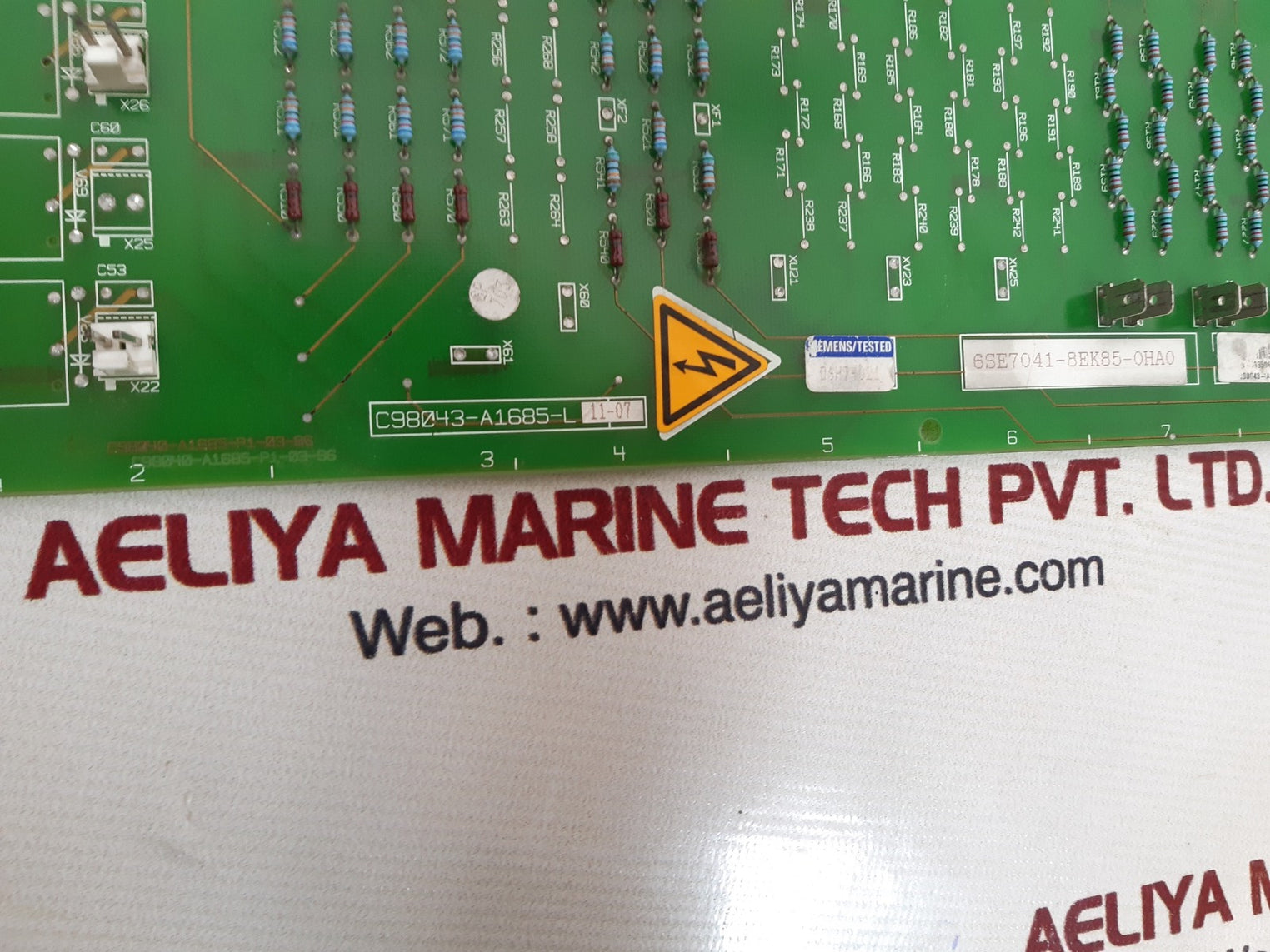 Siemens 6se7041-8ek85-0ha0 pcb card
