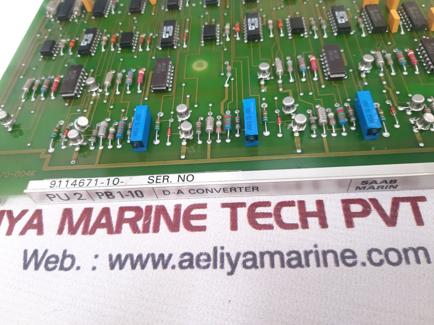 saab marin pb 1-10 pcb card 9114670-004k