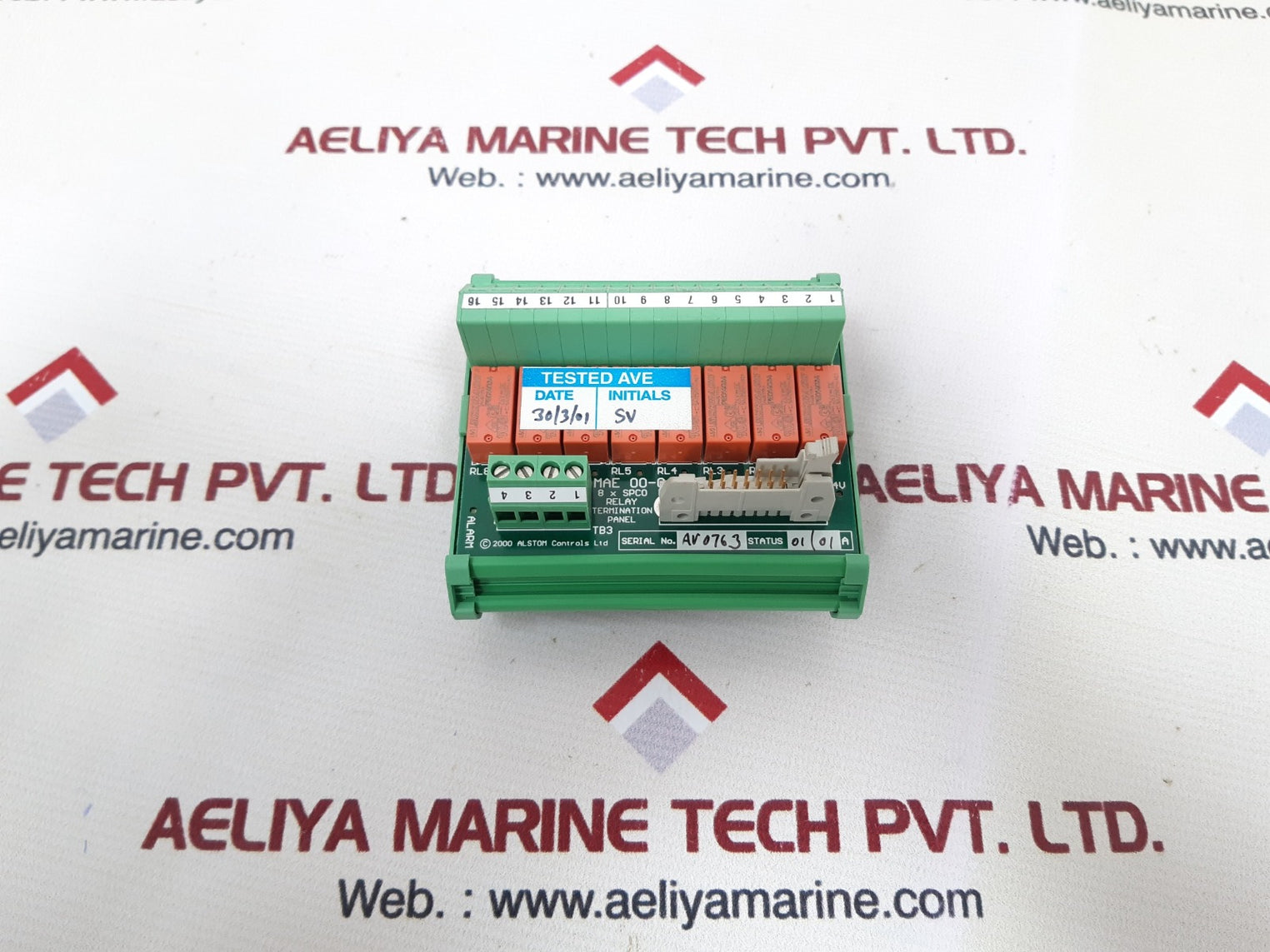 Alstom mae 00-06 relay termination panel