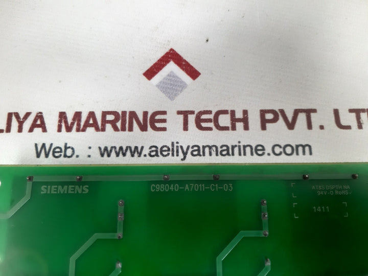 Siemens c98043-a7011-l1-6 relay board 94v