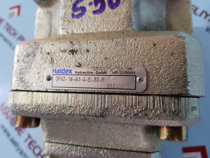 Haldex gpa2-16-a1-4-e-30-r hydraulic gear pump