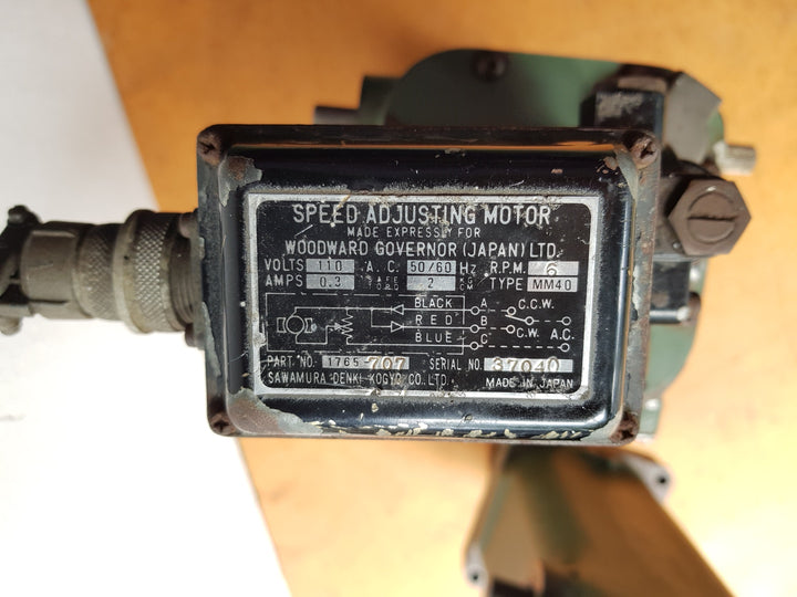 Woodward Ug-8 Governor Rpm 600-1261 N8525 011